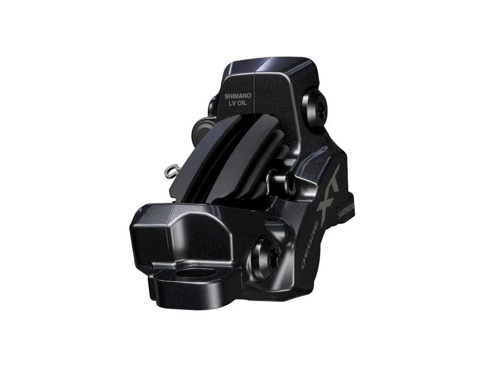 SHIMANO BR-M8220 Disc Brake Caliper XT w/Resin Pad w/Fin (P03A-RF)